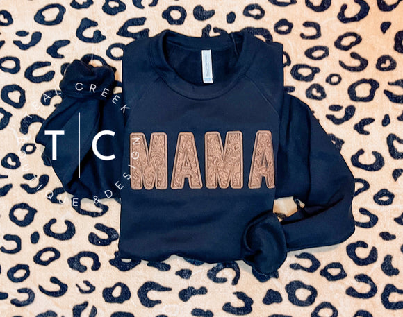 Mama tooled (black) sweatshirt
