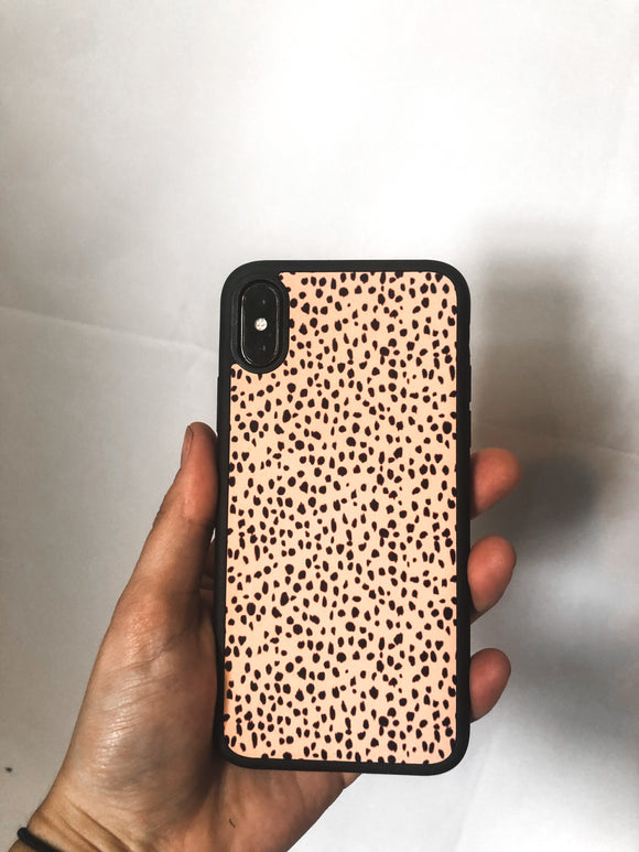 Leopard speck iPhone case