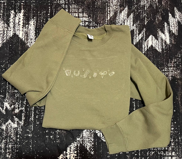 Cowboy card sweatshirt