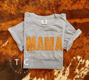 Mama tooled tee (grey)