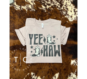 Yee haw boots tee