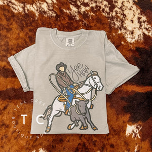 Calf roper graphic tee