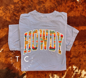 Howdy southwest tee (grey)