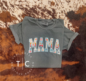 Mama tee (southwest cream / charcoal)