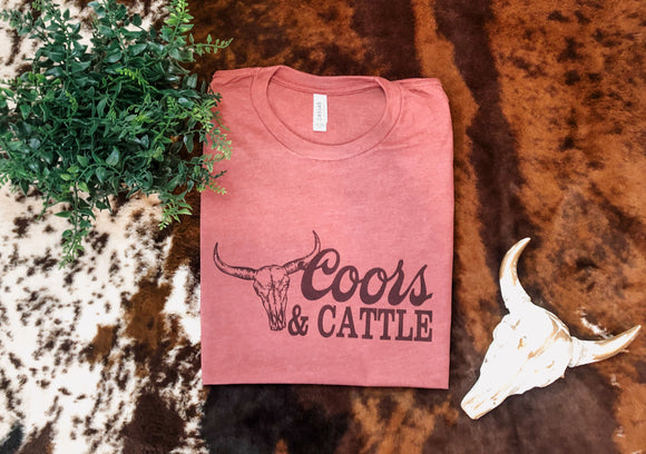 Coors & cattle tee