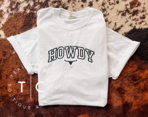 Howdy outline tee