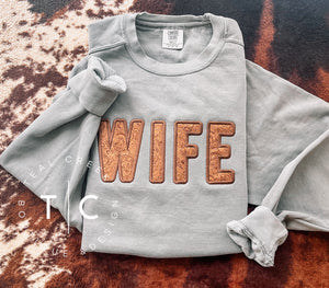 Wife tooled sweatshirt (grey)