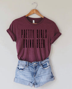 Pretty girls drink beer
