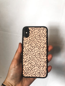 Leopard speck iPhone case