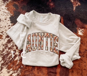 Auntie (brown aztec) Sweatshirt