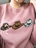 Cowboy hat trio